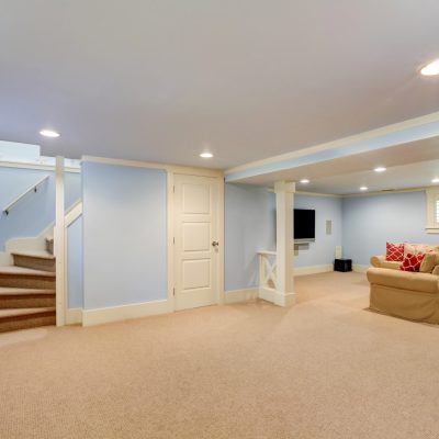 basement remodeling project